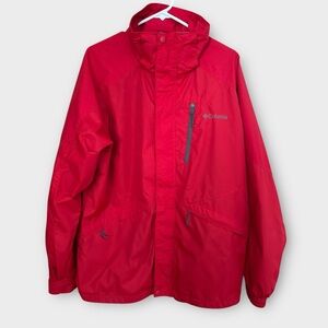 Columbia Men’s Red Interchange Omni Shield Shell Jacket Size M